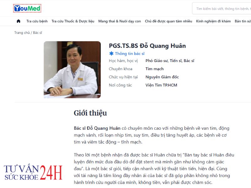 PGS.TS.BS Đỗ Quang Huân